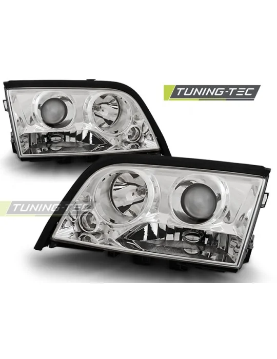Phares chromés pour Mercedes W202 Classe C (1993 - 2000)