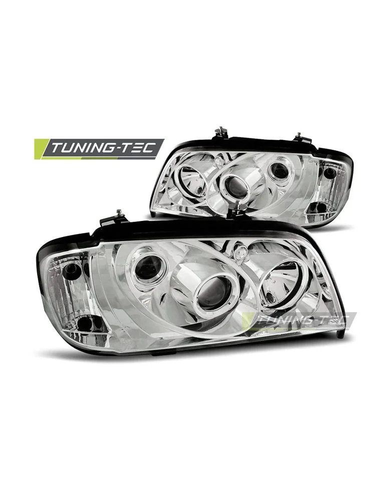 Phares chromés pour MERCEDES W202 C-KLASA 06.93-06.00