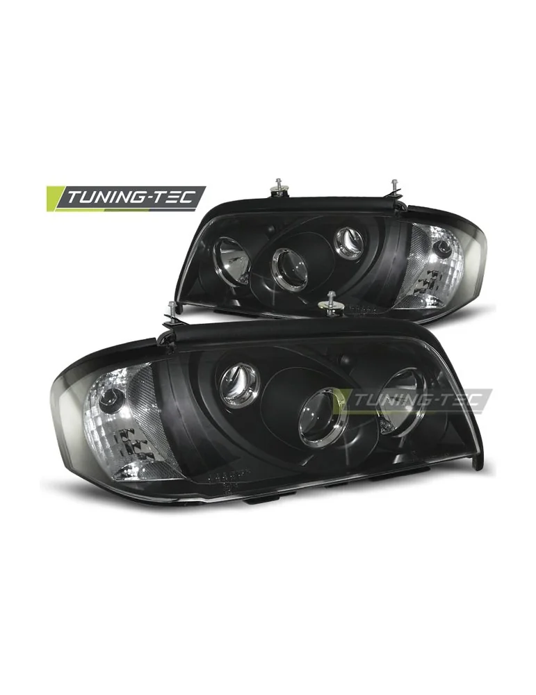 Phares noirs pour MERCEDES W202 C-KLASA 06.93-06.00