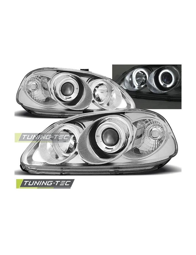 Phares chromés pour HONDA CIVIC 09.95-02.99
