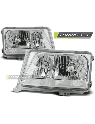 Phares chromés pour MERCEDES W124 E-KLASA 05.93-06.95
