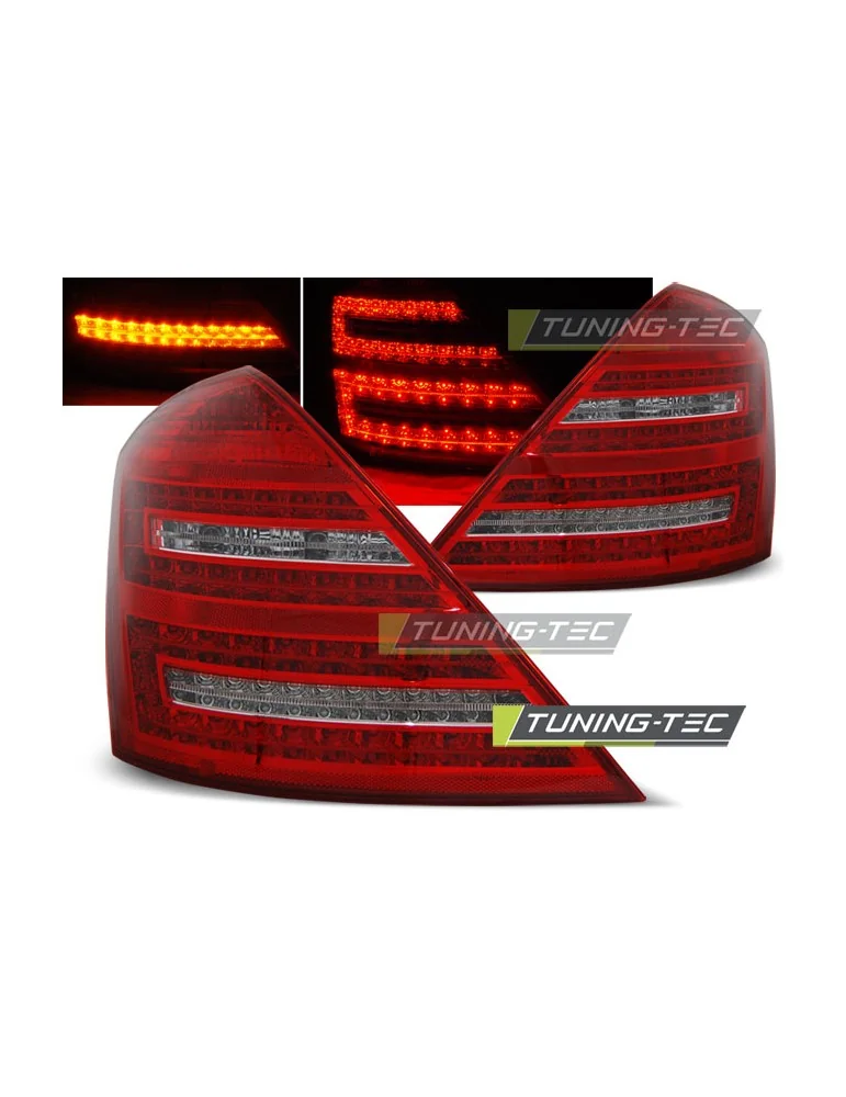 Feux arrière à LED rouges blancs pour MERCEDES W221 S-KLASA 05-09