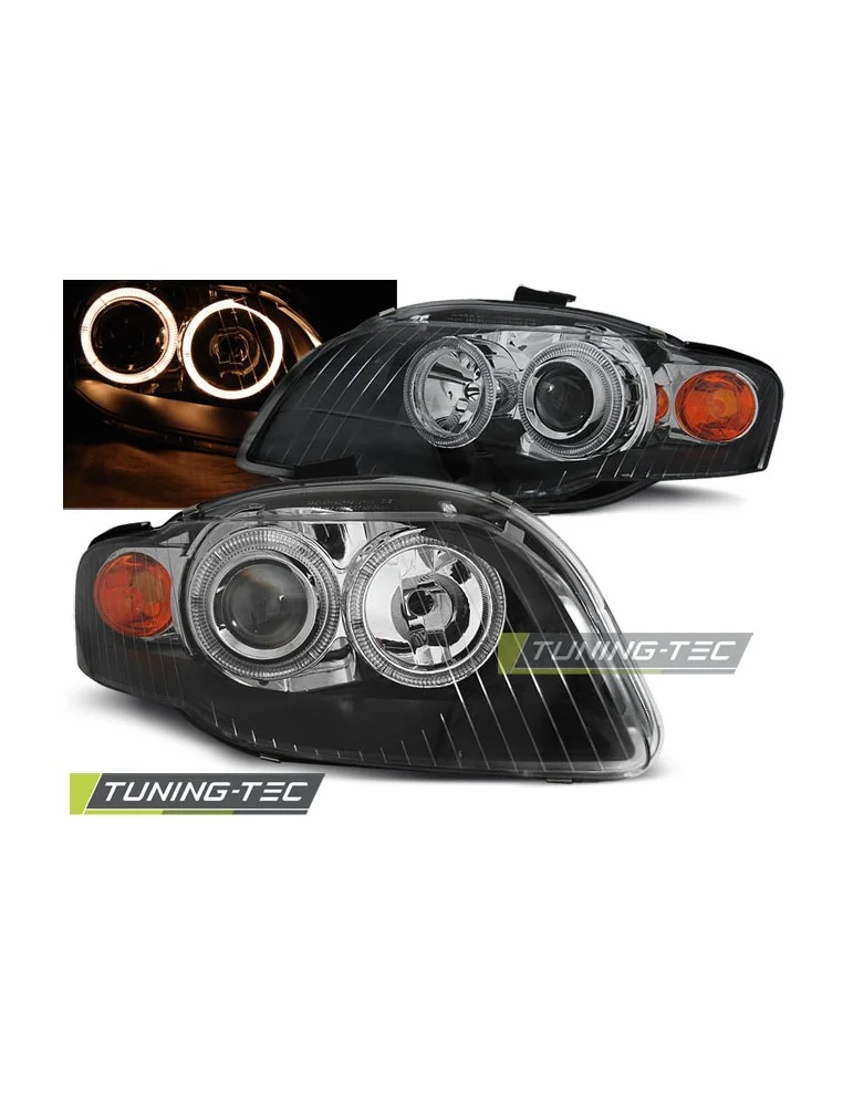 Phares noirs pour AUDI A4 B7 11.04-03.08