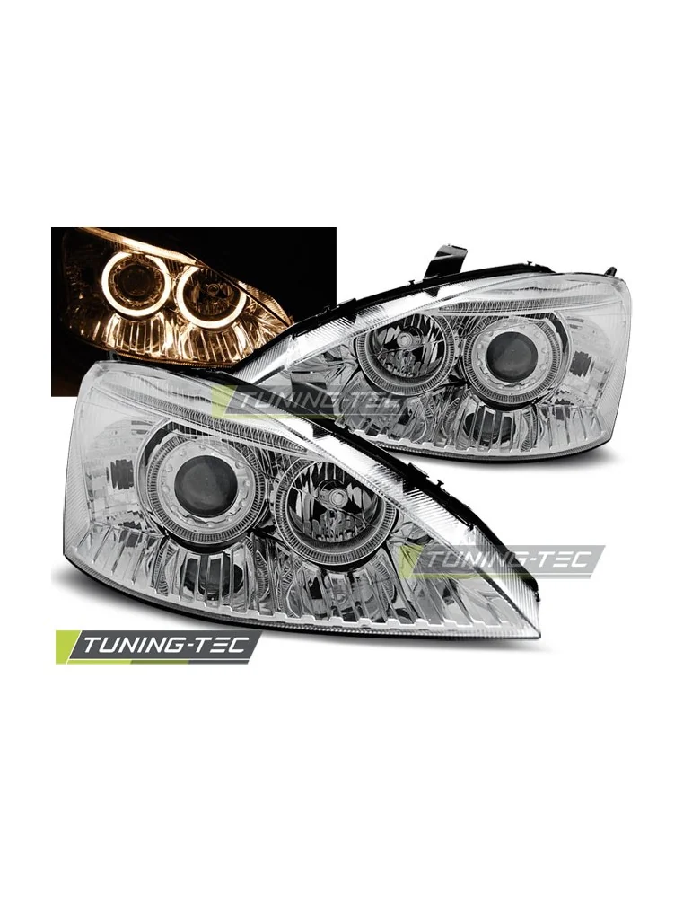 Phares chromés pour FORD FOCUS 11.01-10.04
