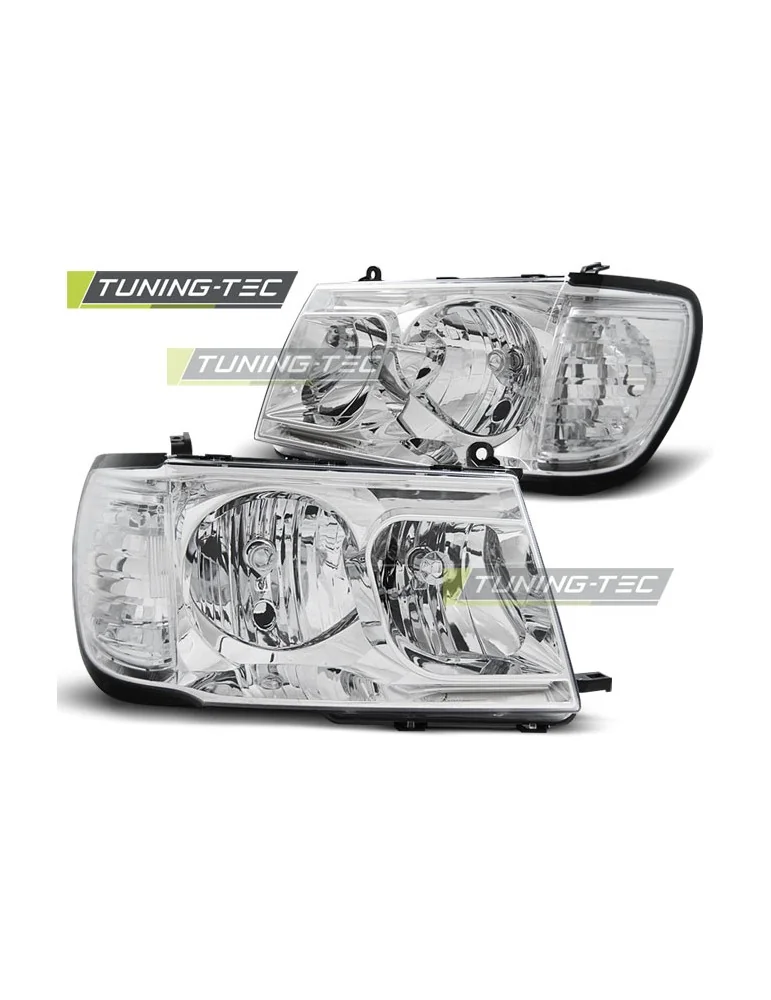 Phares chromés pour TOYOTA LAND CRUISER FJ100 98-04
