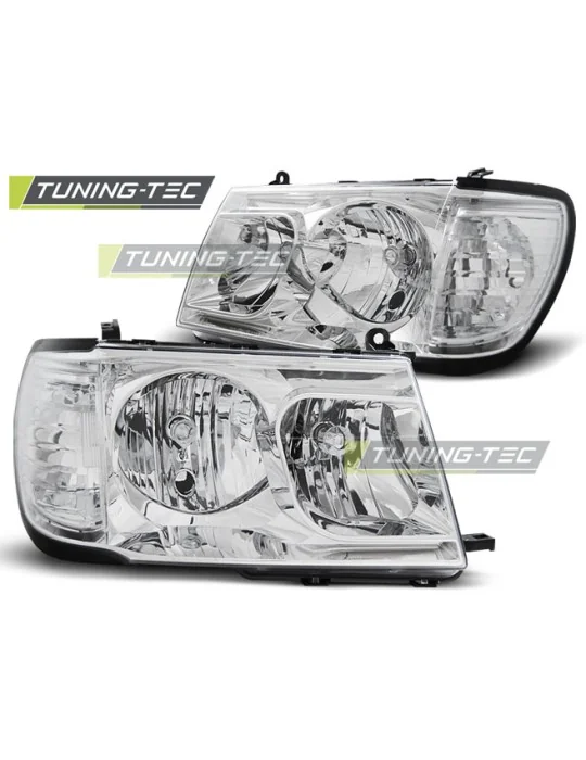 Phares chromés pour Toyota Land Cruiser FJ100 (1998 - 2004)