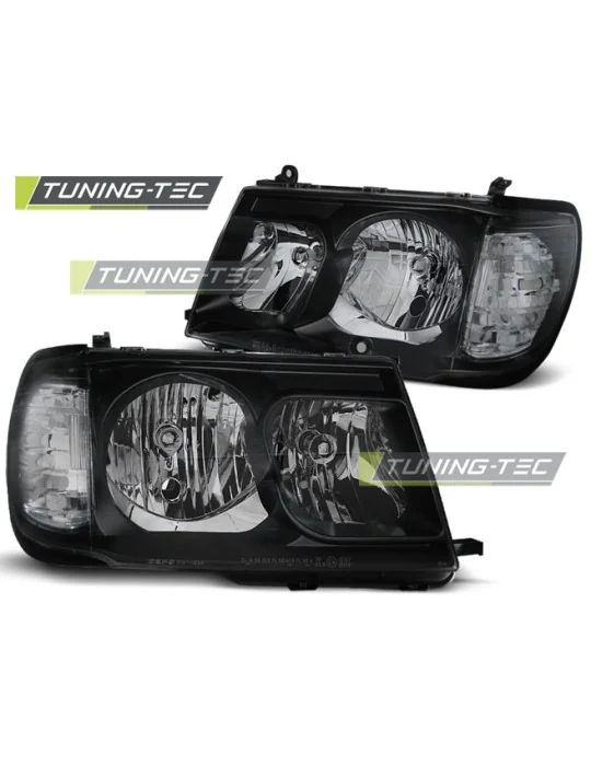 Phares noirs pour Toyota Land Cruiser FJ100 (1998 - 2004)