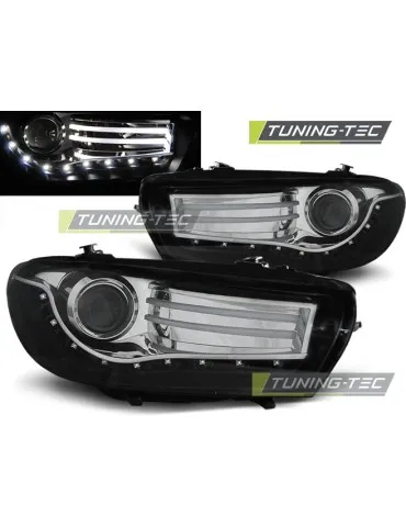 Phares à LED noirs pour VW SCIROCCO 08-04.14