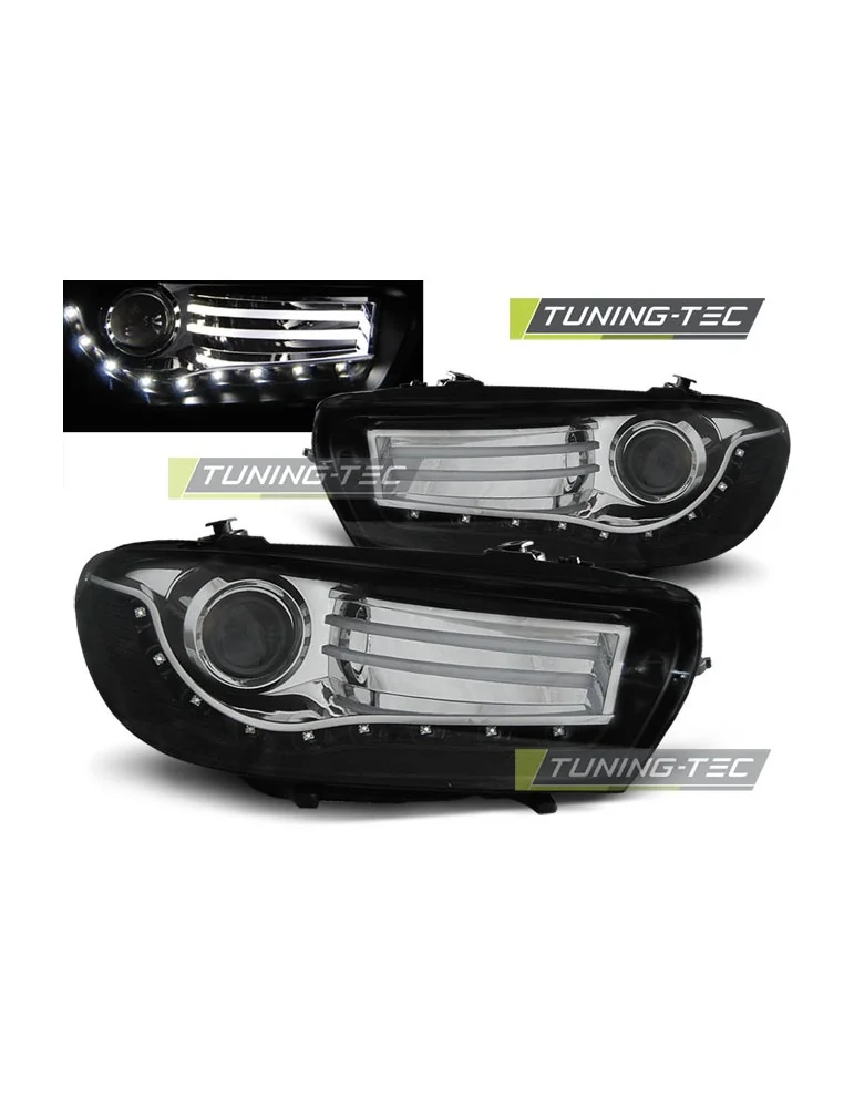 Phares à LED noirs pour VW SCIROCCO 08-04.14