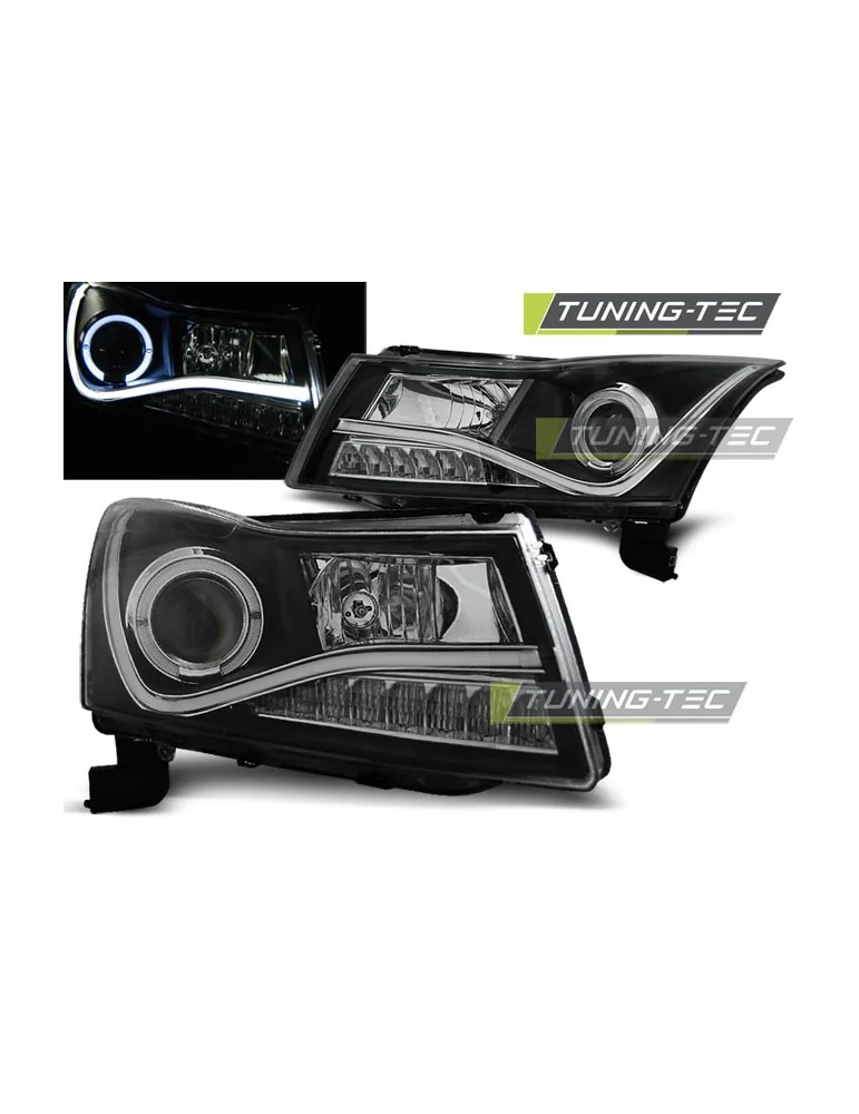 Phares à LED noirs pour CHEVROLET CRUZE 09-12