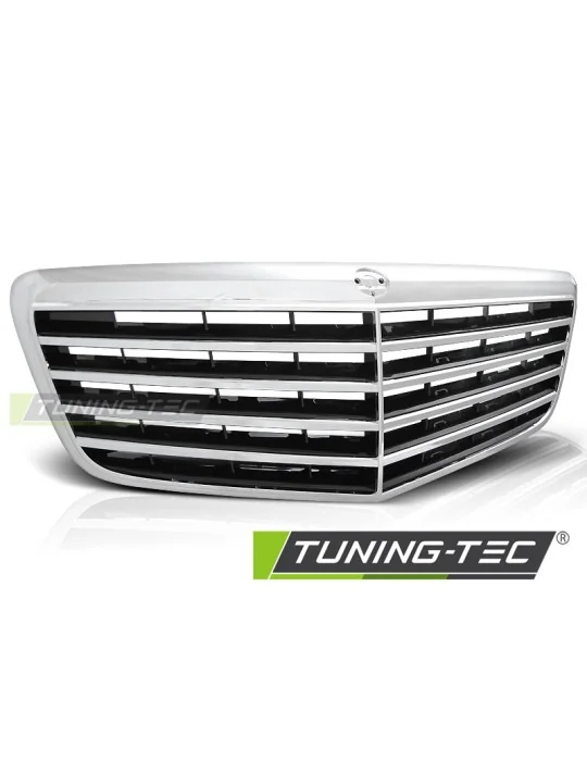 Calandre chromée pour Mercedes W211 Classe E (2006 - 2009)