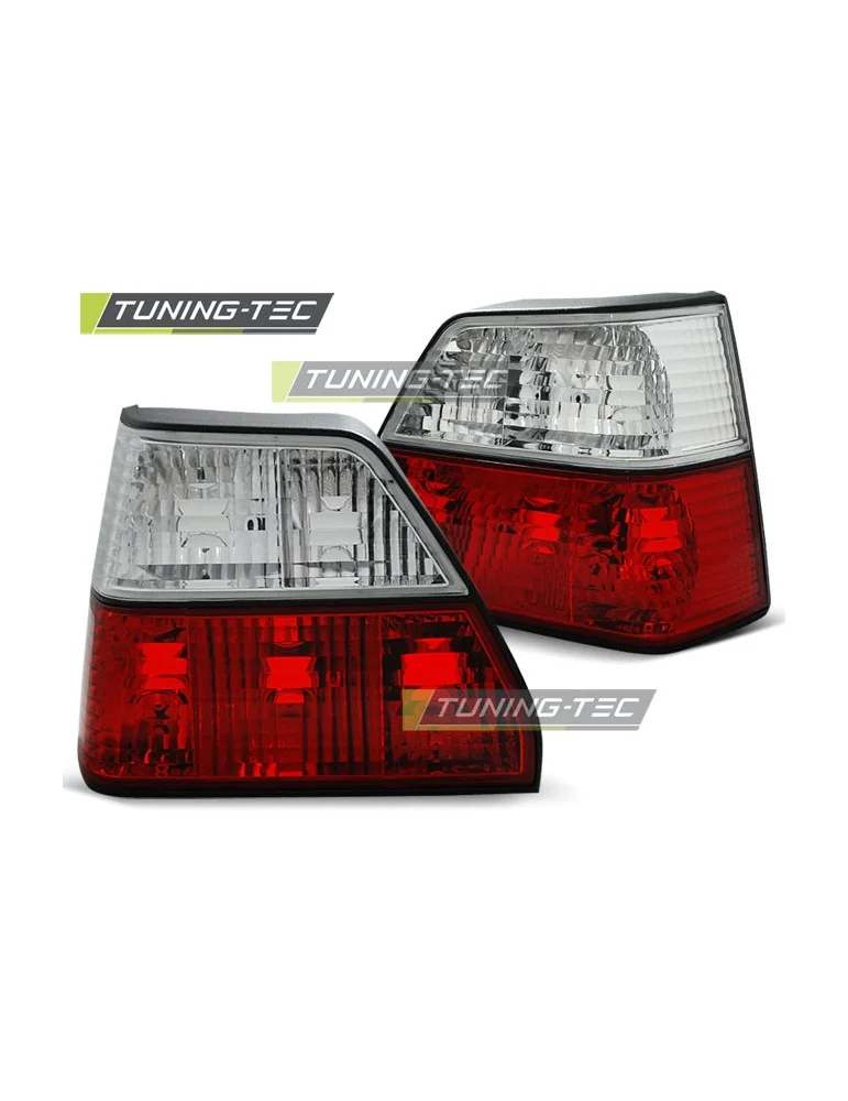 Feux arrière rouges blancs pour VW GOLF 2 08.83-08.91