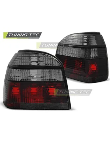 Feux arrière fumés rouges pour VW GOLF 3 09.91-08.97