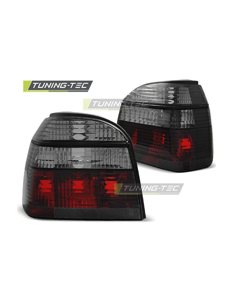 Feux arrière fumés rouges pour VW GOLF 3 09.91-08.97