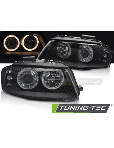 Phares noirs pour AUDI A3 8P 05.03-03.08