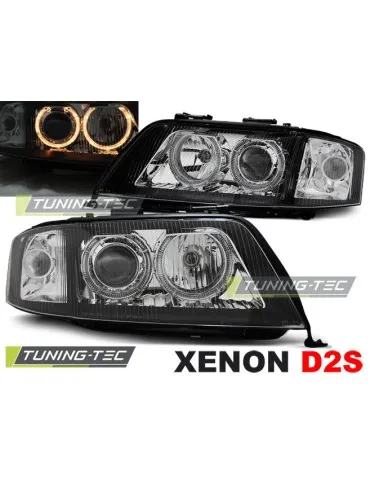 Phares au xénon noirs pour AUDI A6 06.01-05.04