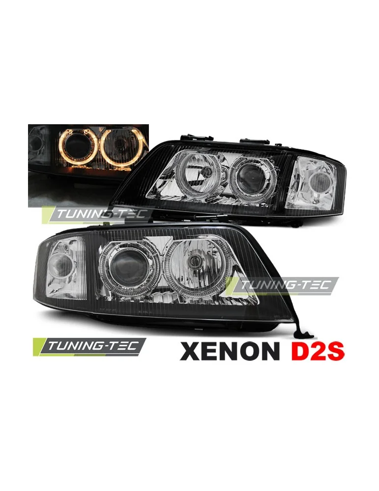 Phares au xénon noirs pour AUDI A6 06.01-05.04
