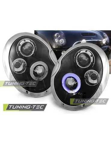 Phares noirs pour BMW MINI COOPER 01-04