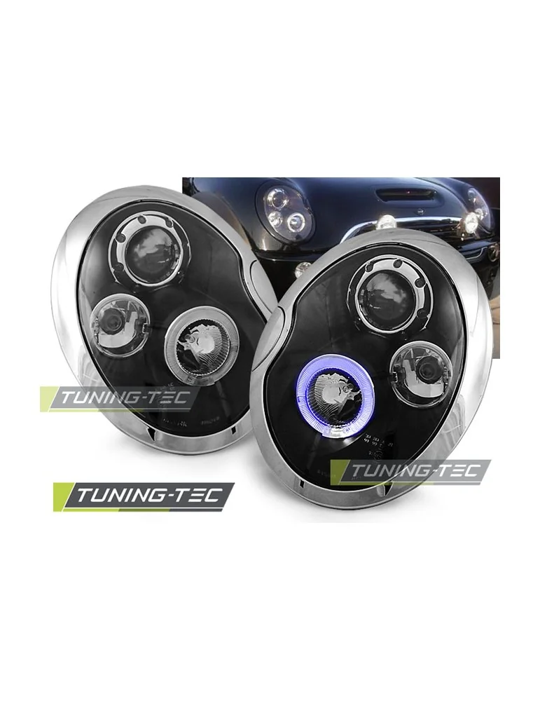 Phares noirs pour BMW MINI COOPER 01-04