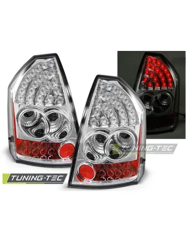 Feux arrière à LED chromés pour CHRYSLER 300C 05-08