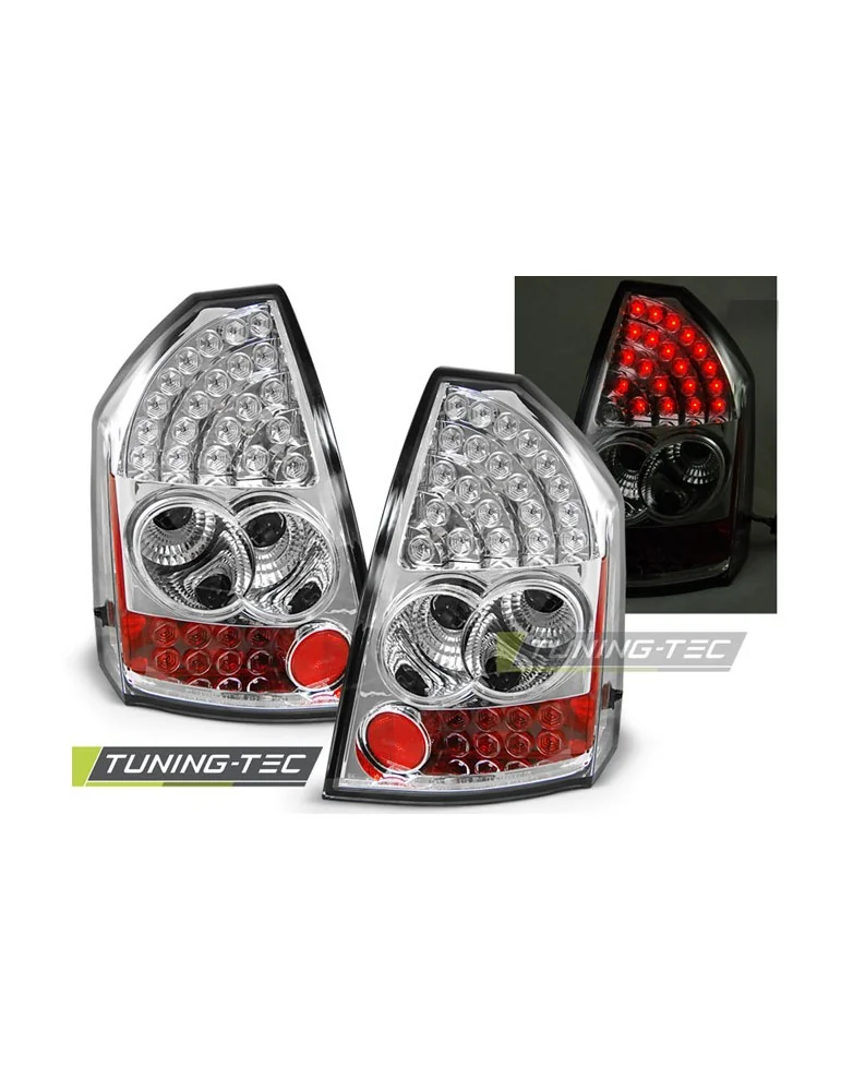 Feux arrière à LED chromés pour CHRYSLER 300C 05-08