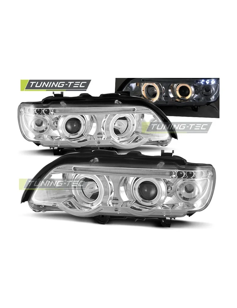 Phares chromés pour BMW X5 E53 09.99-10.03