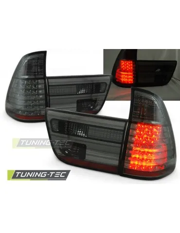 Feux arrière à LED fumés pour BMW X5 E53 09.99-10.03