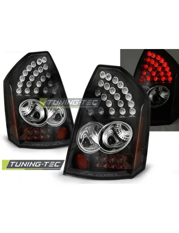 Feux arrière à LED noirs pour CHRYSLER 300C 05-08