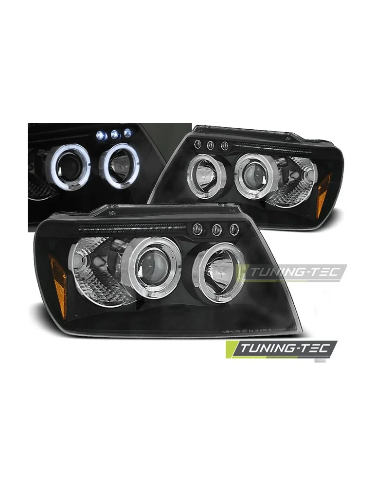 Phares noirs pour CHRYSLER JEEP GRAND CHEROKEE 99-05.05