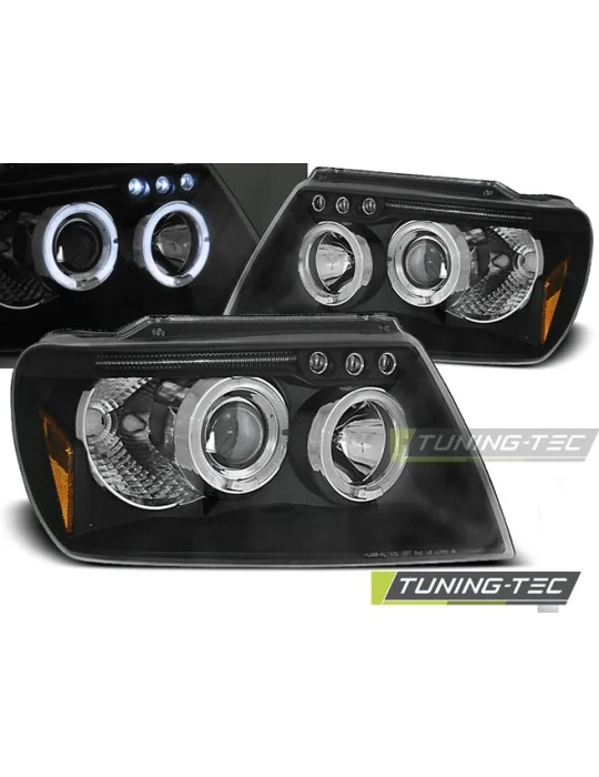 Phares noirs pour Chrysler Jeep Grand Cherokee (1999 - 2005)