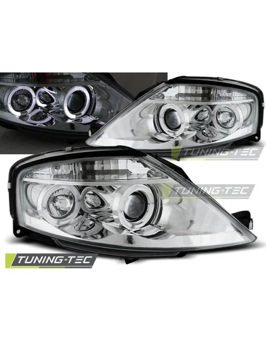 Phares chromés pour Citroen C3 (2002 - 2009)