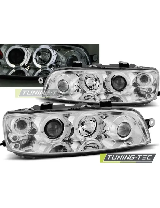 Phares chromés pour Fiat Punto 2 (1999 - 2003)