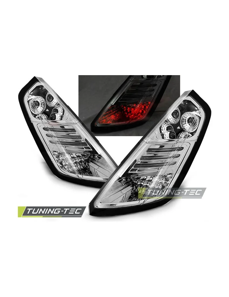 Feux arrière à LED chromés pour FIAT GRANDE PUNTO 09.05-09