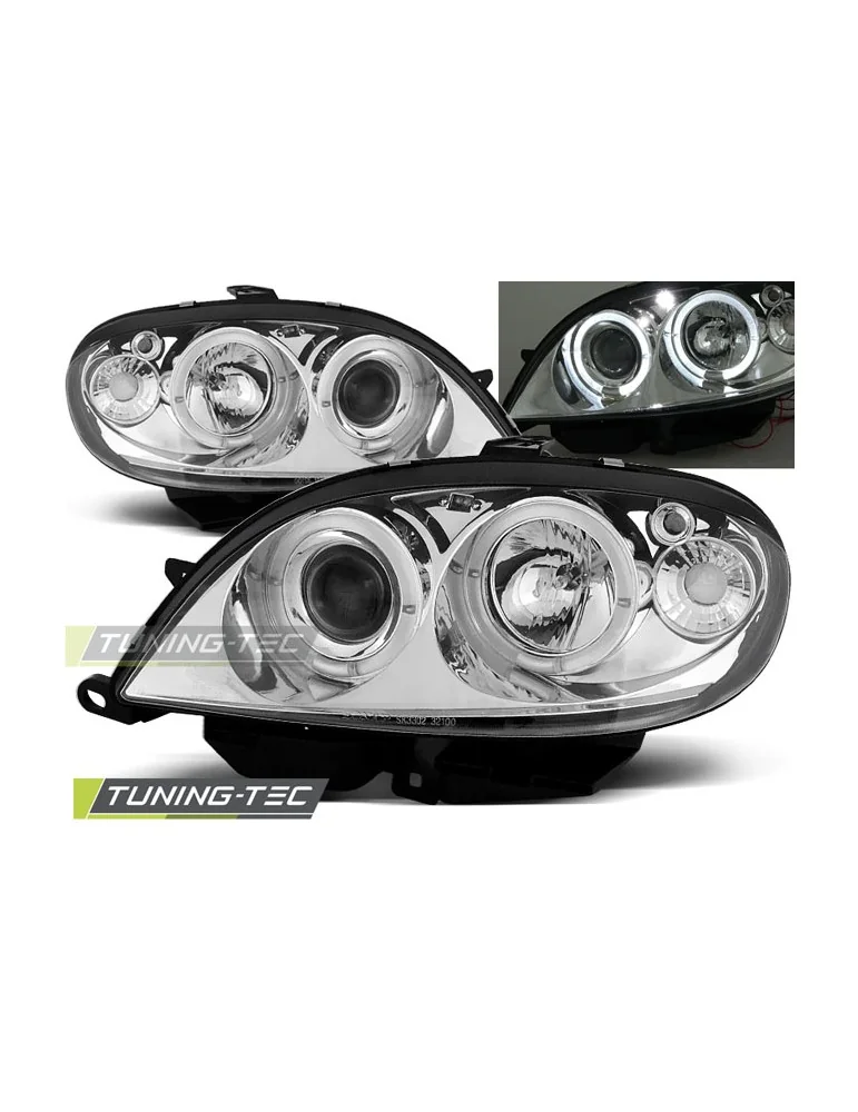 Phares chromés pour CITROEN SAXO 09.99-06.03