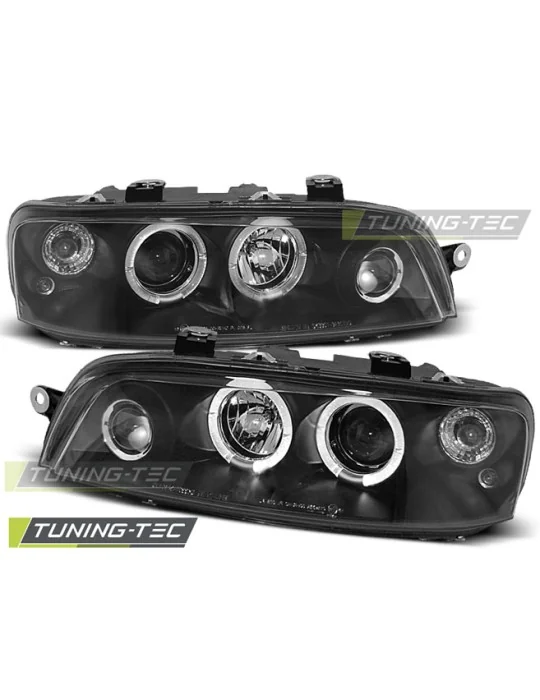 Phares noirs pour Fiat Punto 2 (1999 - 2003)