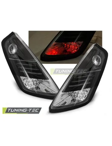 Feux arrière à LED noirs pour FIAT GRANDE PUNTO 09.05-09
