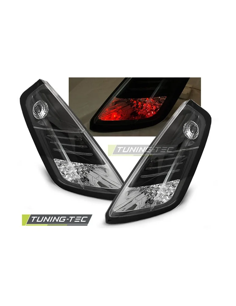 Feux arrière à LED noirs pour FIAT GRANDE PUNTO 09.05-09
