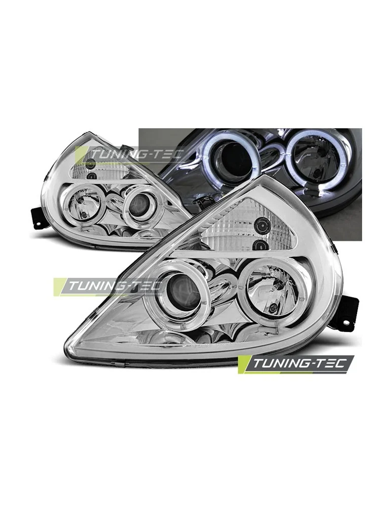 Phares chromés pour FORD KA 11.96-08