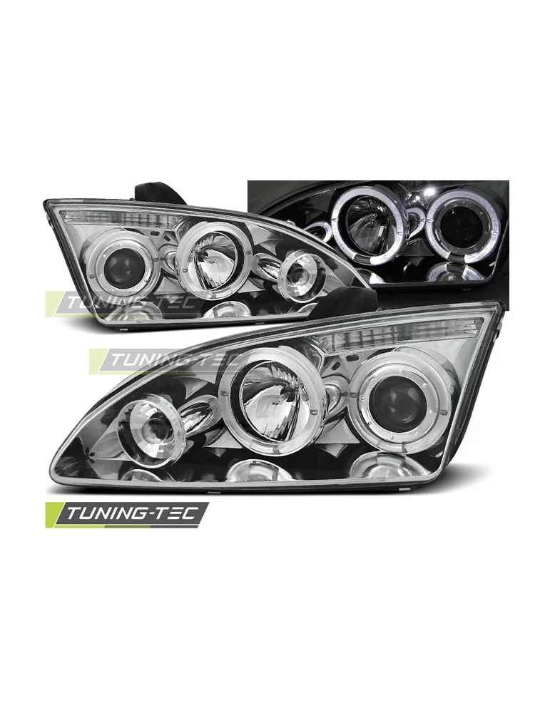 Phares chromés pour FORD FOCUS II 09.04-01.08