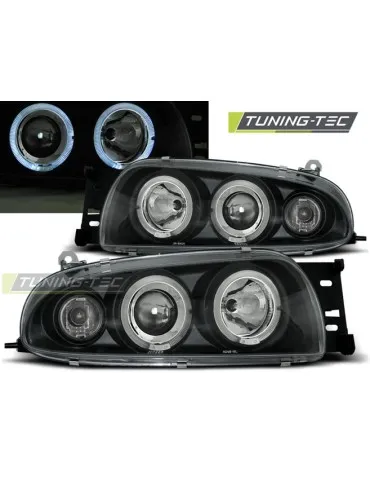 Phares noirs pour FORD FIESTA MK4 10.95-08.99
