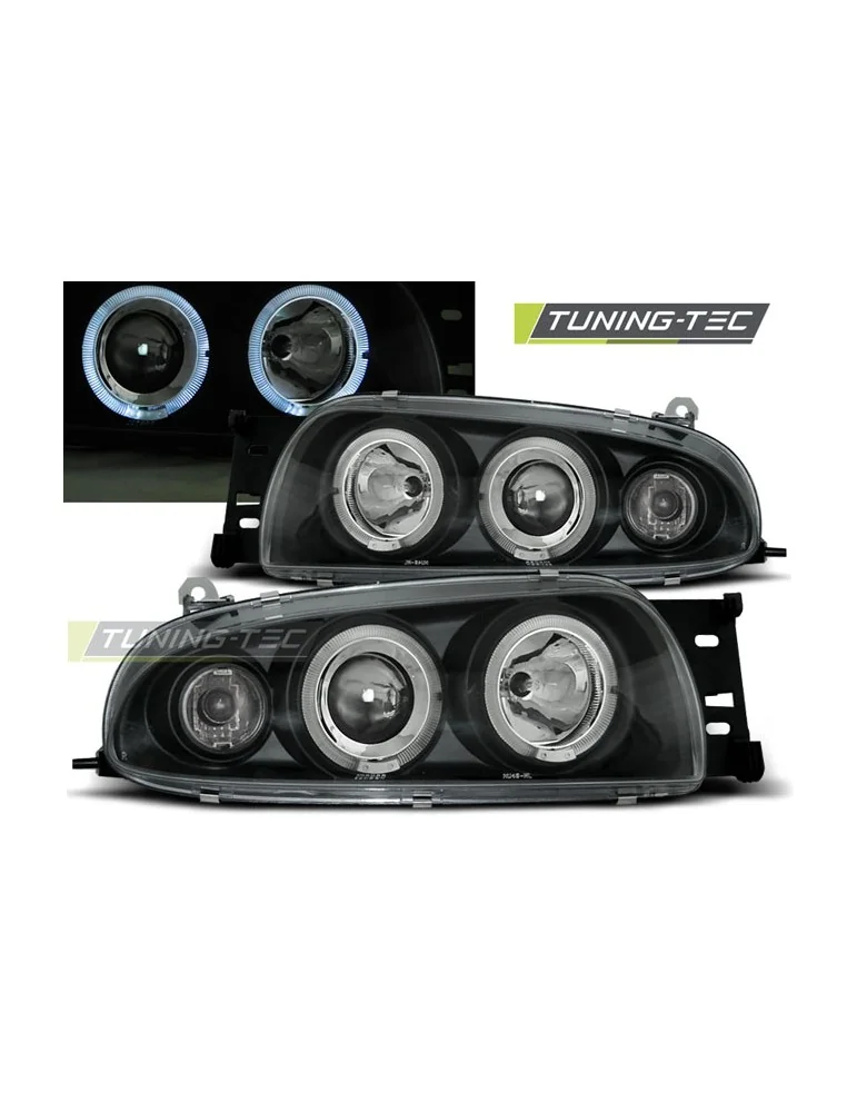 Phares noirs pour FORD FIESTA MK4 10.95-08.99