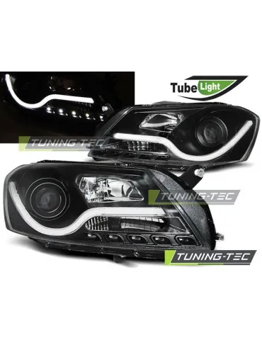 Phares à LED noirs pour VW PASSAT B7 10.10-10.14