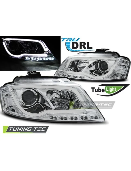 Phares chromés pour Audi A3 8P (2008 - 2012)