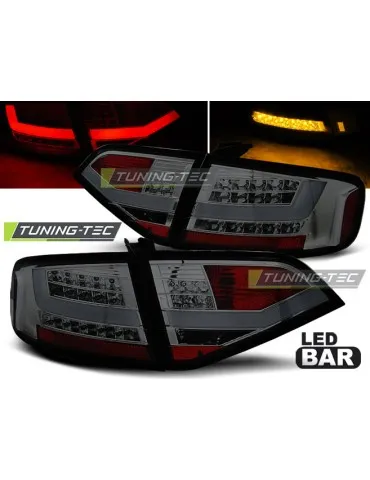Feux arrière à LED fumés pour AUDI A4 B8 08-11 Berline