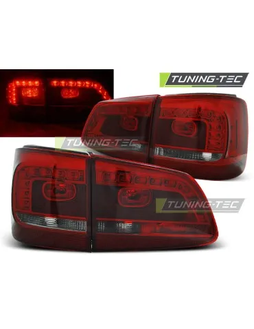 Feux arrière à LED fumés rouges pour VW TOURAN 08.10