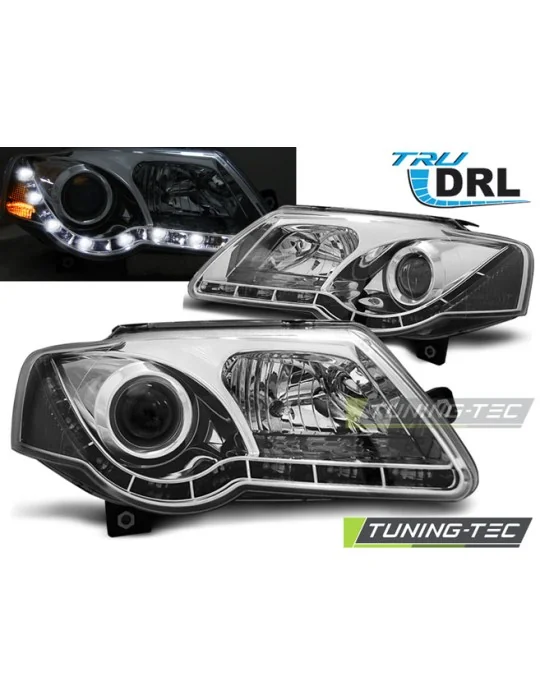 Phares chromés pour VW Passat B6 3C (2005 - 2010)