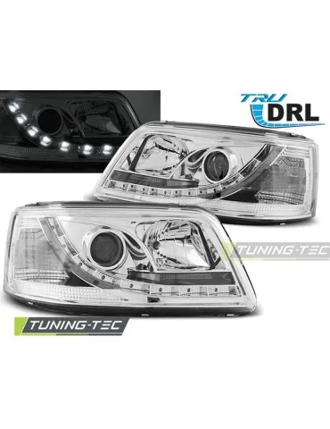 Phares chromés pour VW T5 04.03-08.09