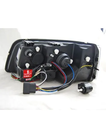 Phares chromés pour VW T5 04.03-08.09