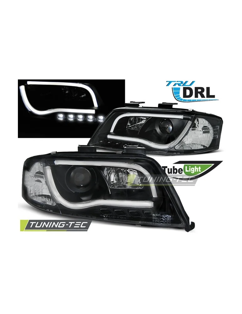 Phares noirs pour AUDI A6 06.01-05.04