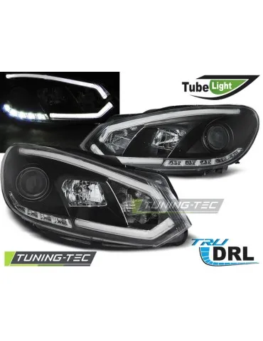 Phares noirs pour VW GOLF 6 10.08-12